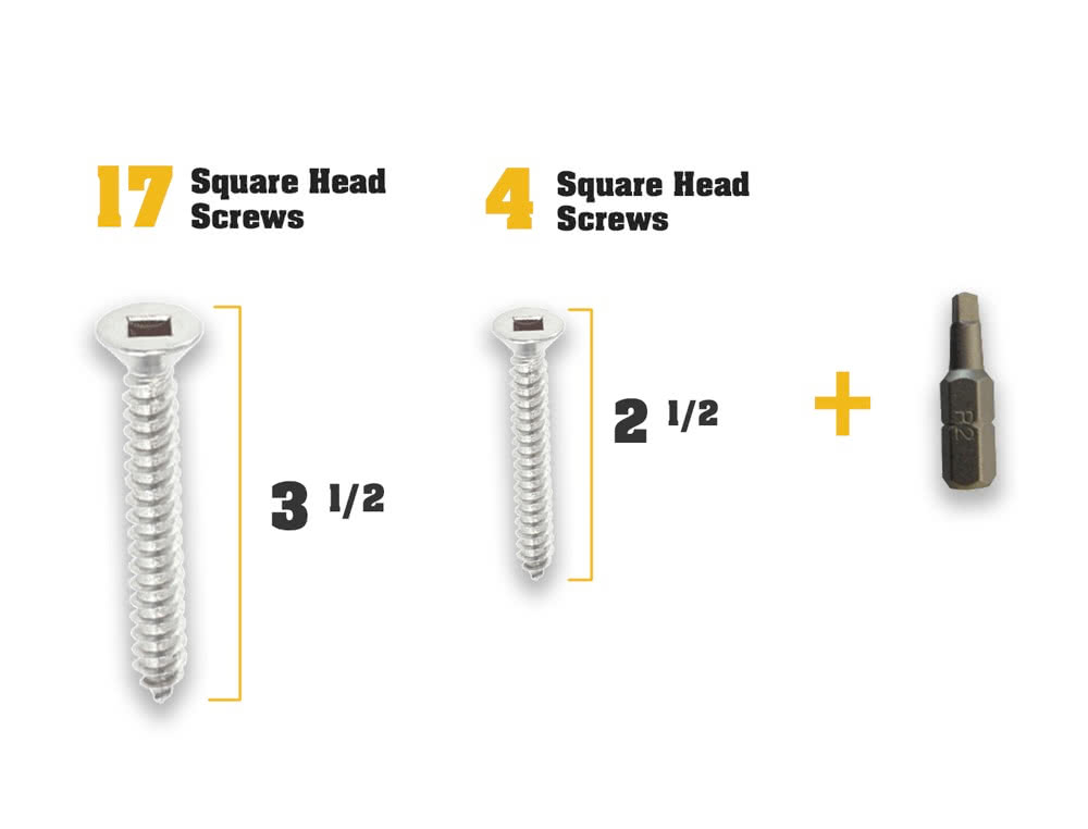 Instruction Pack (Torx Screws)