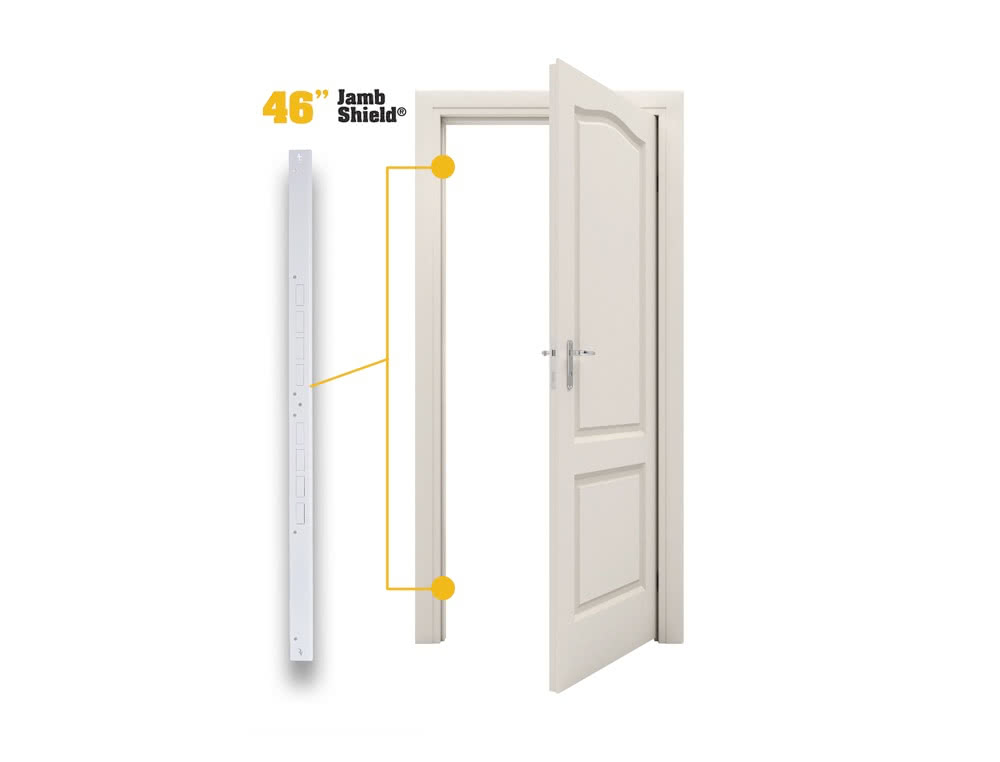 Door Armor Jamb Shield